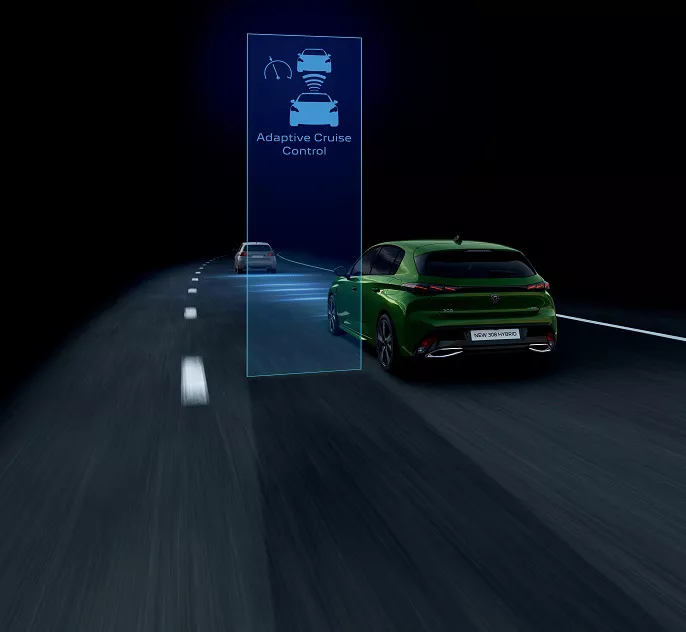 radar adaptativo peugeot 308