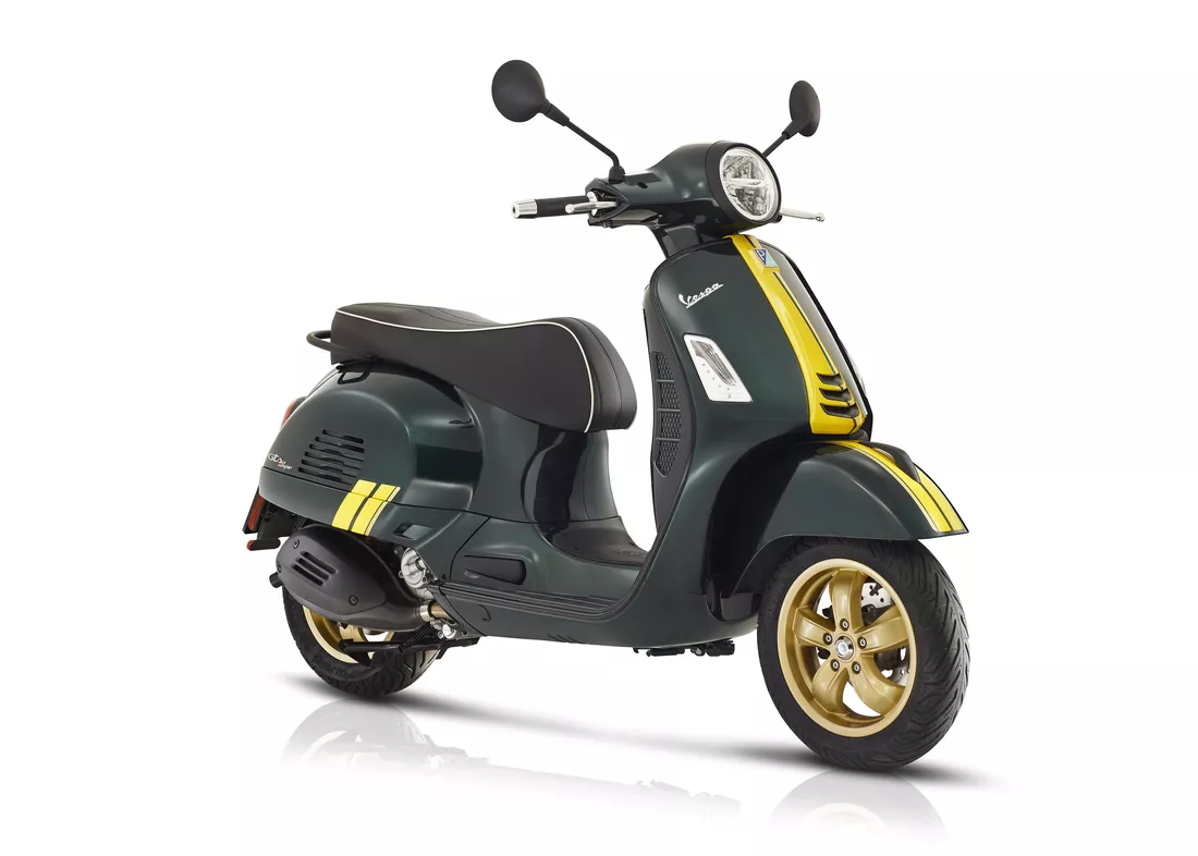 Vespa GTS 300 Super Racing Sixties Antdx_Verde_bianco