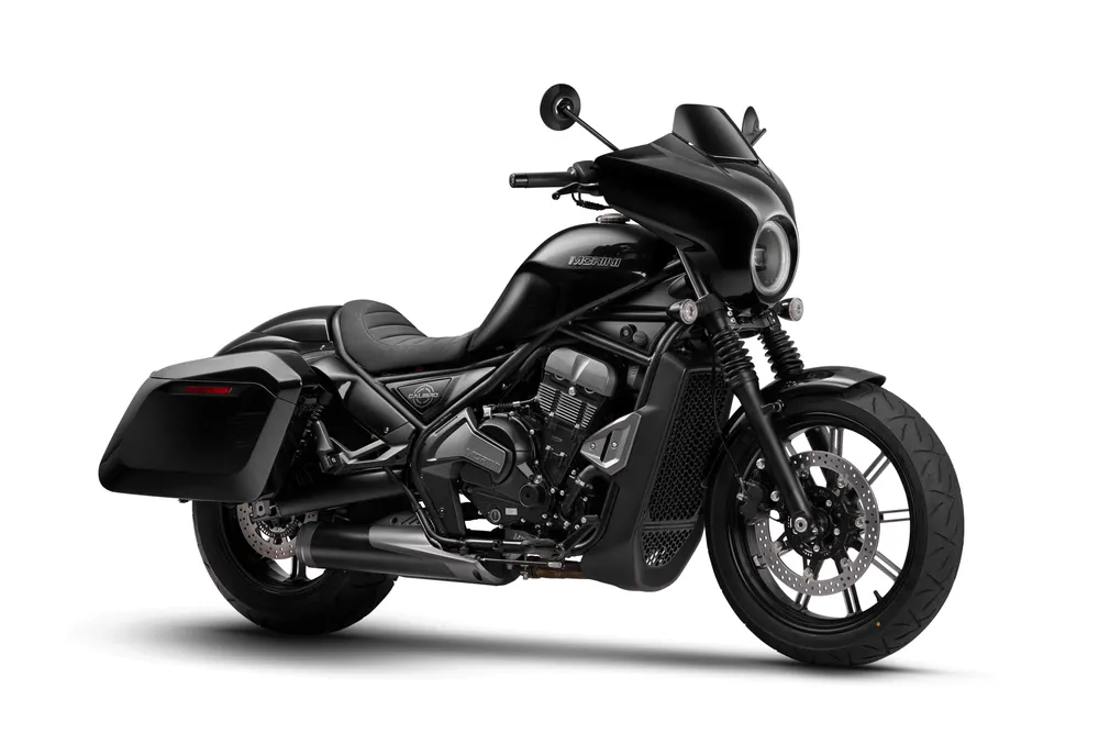 Moto Morini Calibro versiÃ³n bagger  color Quartz Black-2