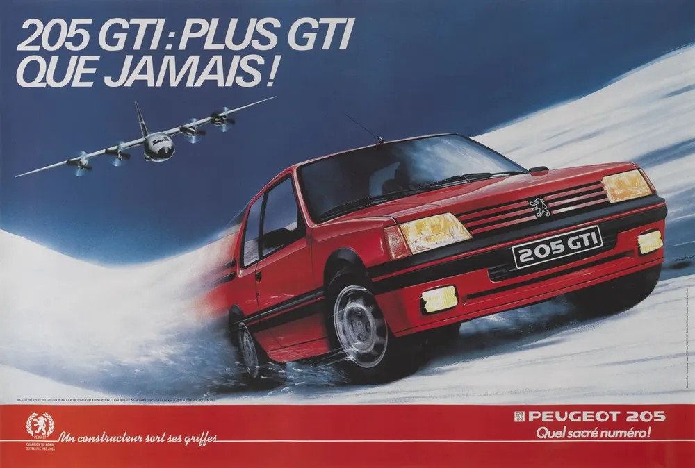 PEUGEOT205Gti folleto